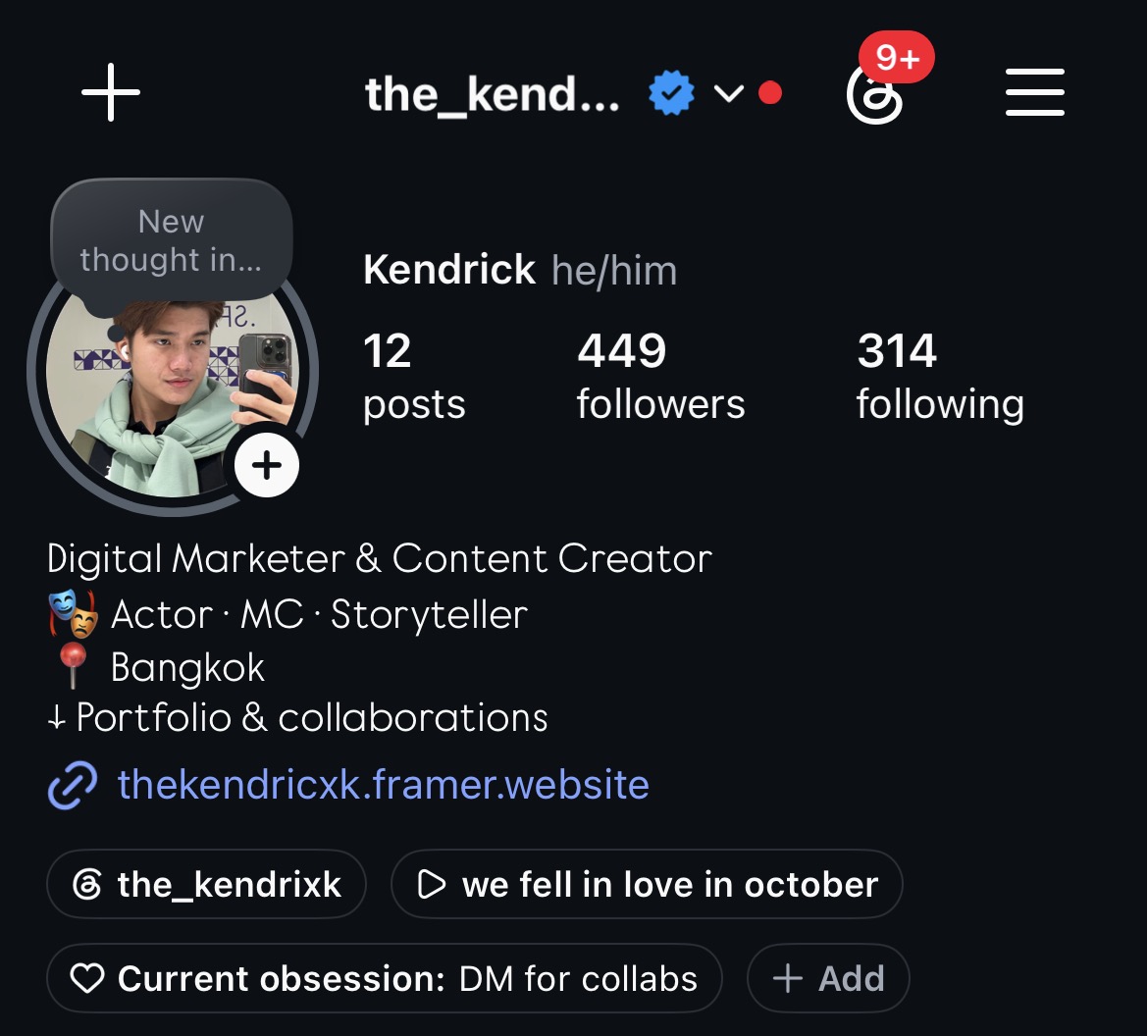 Kendrick Instagram Profile & Reels