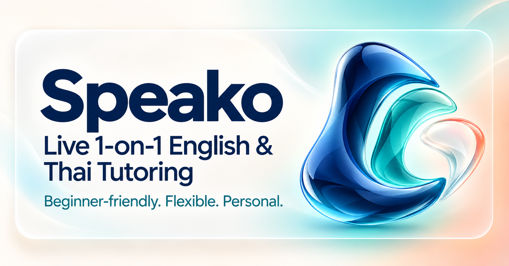 Speako: Live 1-on-1 English and Thai Tutoring